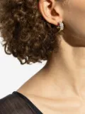 Tory Burch engraved logo earrings - Silver