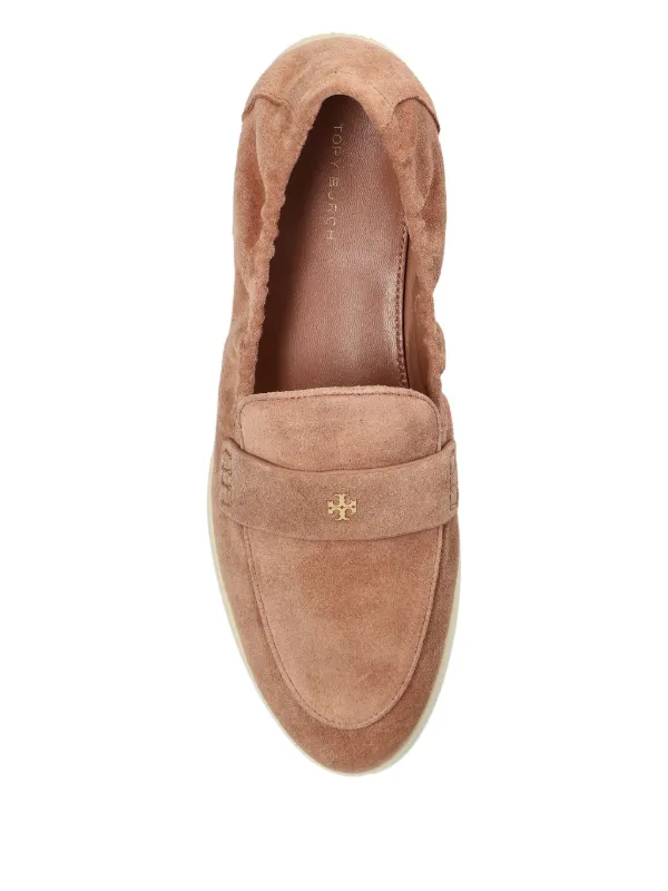 Tory Burch スエード ローファー | ピンク | FARFETCH JP