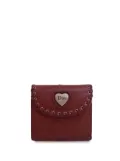 Christian Dior Pre-Owned 2007 Calfskin Heart Compact Wallet small wallets - Red