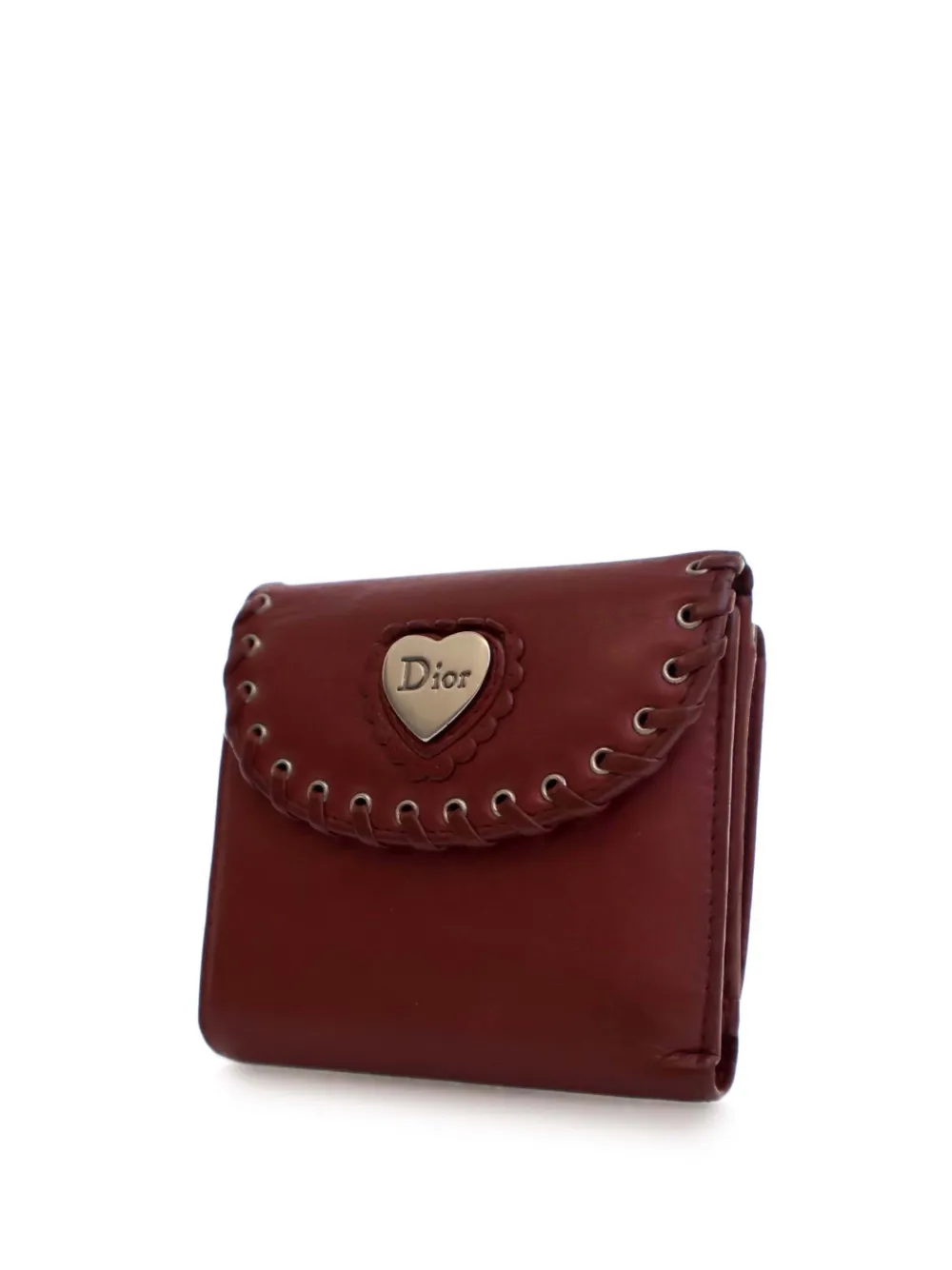 Christian Dior Pre-Owned 2007 Calfskin Heart Compact Wallet small wallets | Image 2