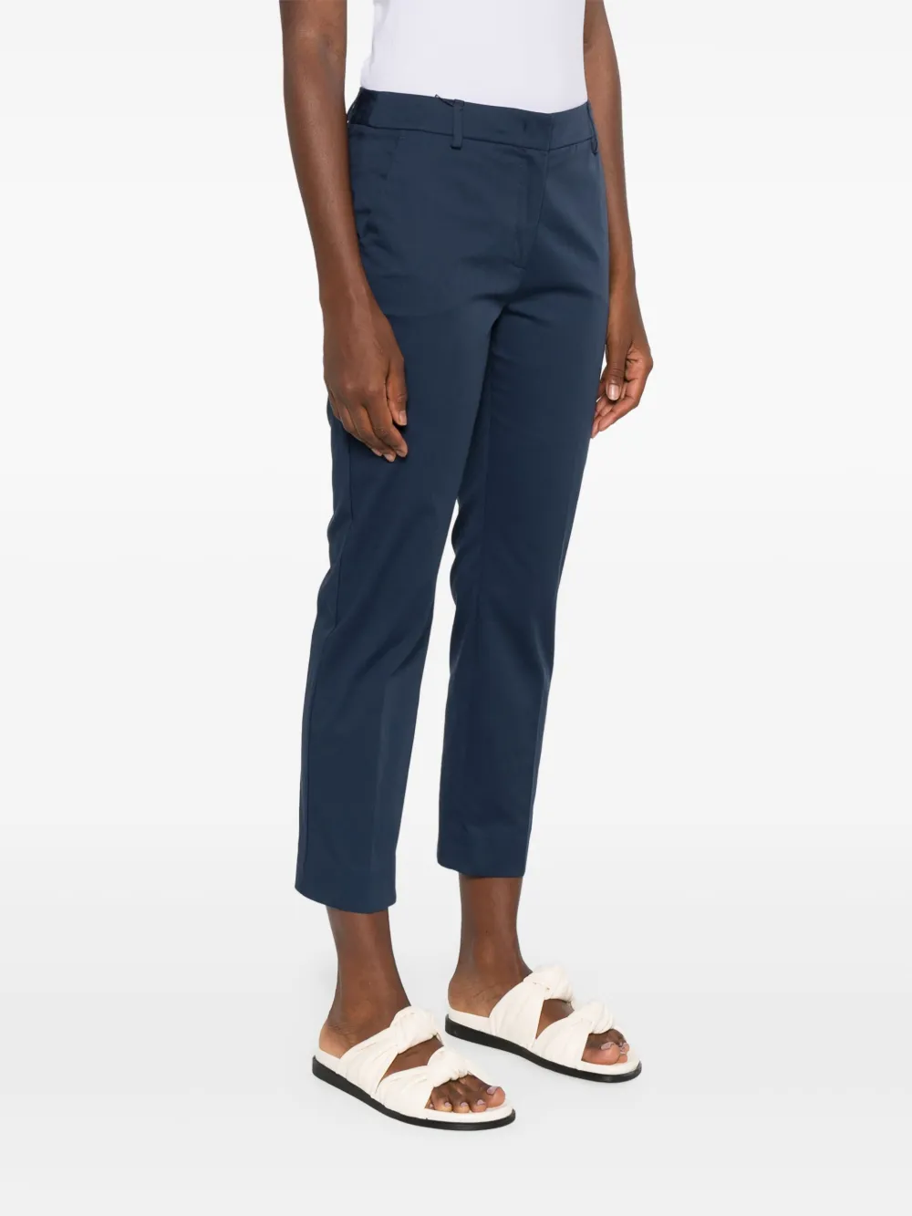 Weekend Max Mara Broek van katoenblend Blauw