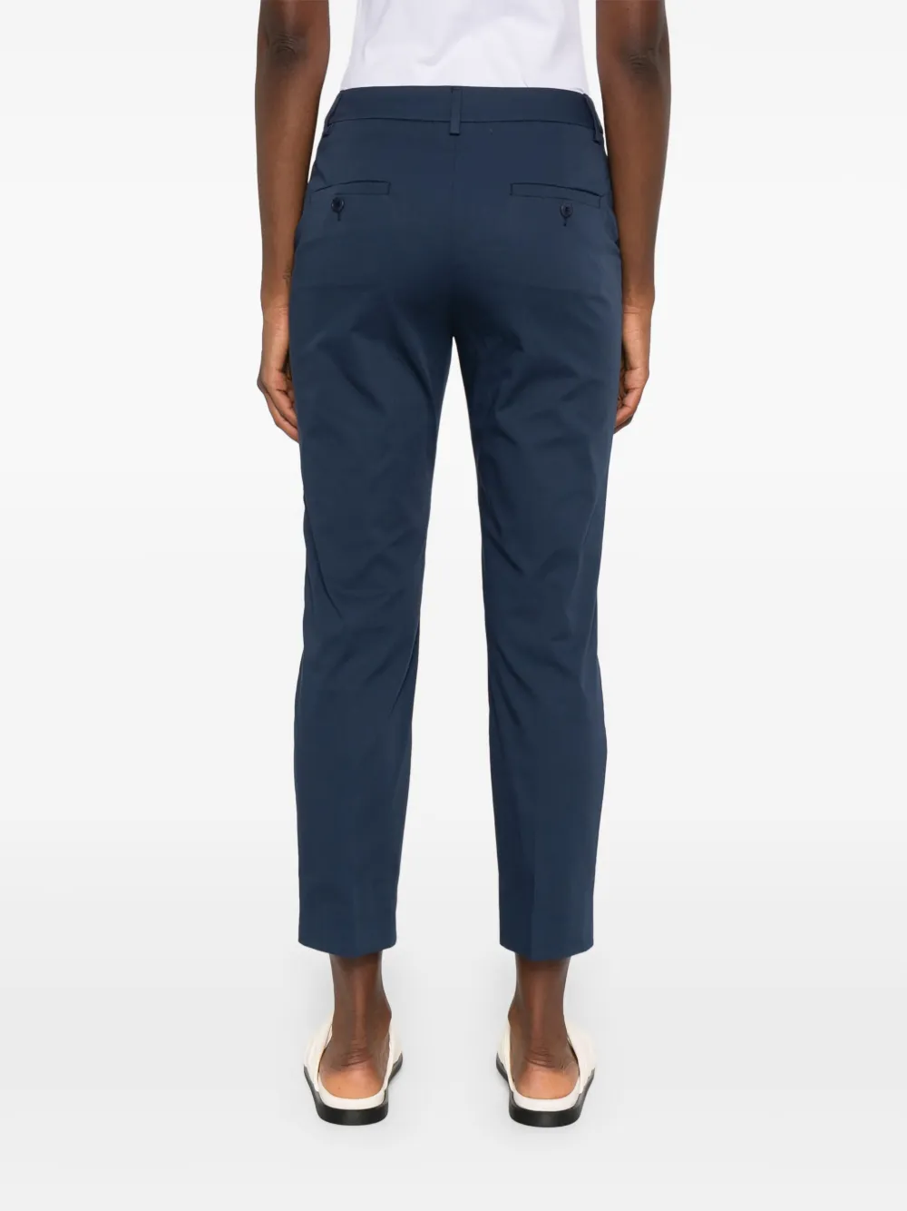 Weekend Max Mara Broek van katoenblend Blauw