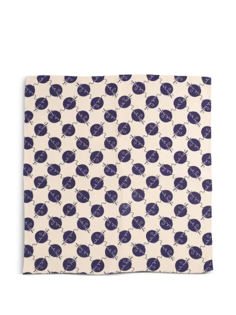 Mila Schon Vintage Pre-owned polka-dot pocket handkerchief