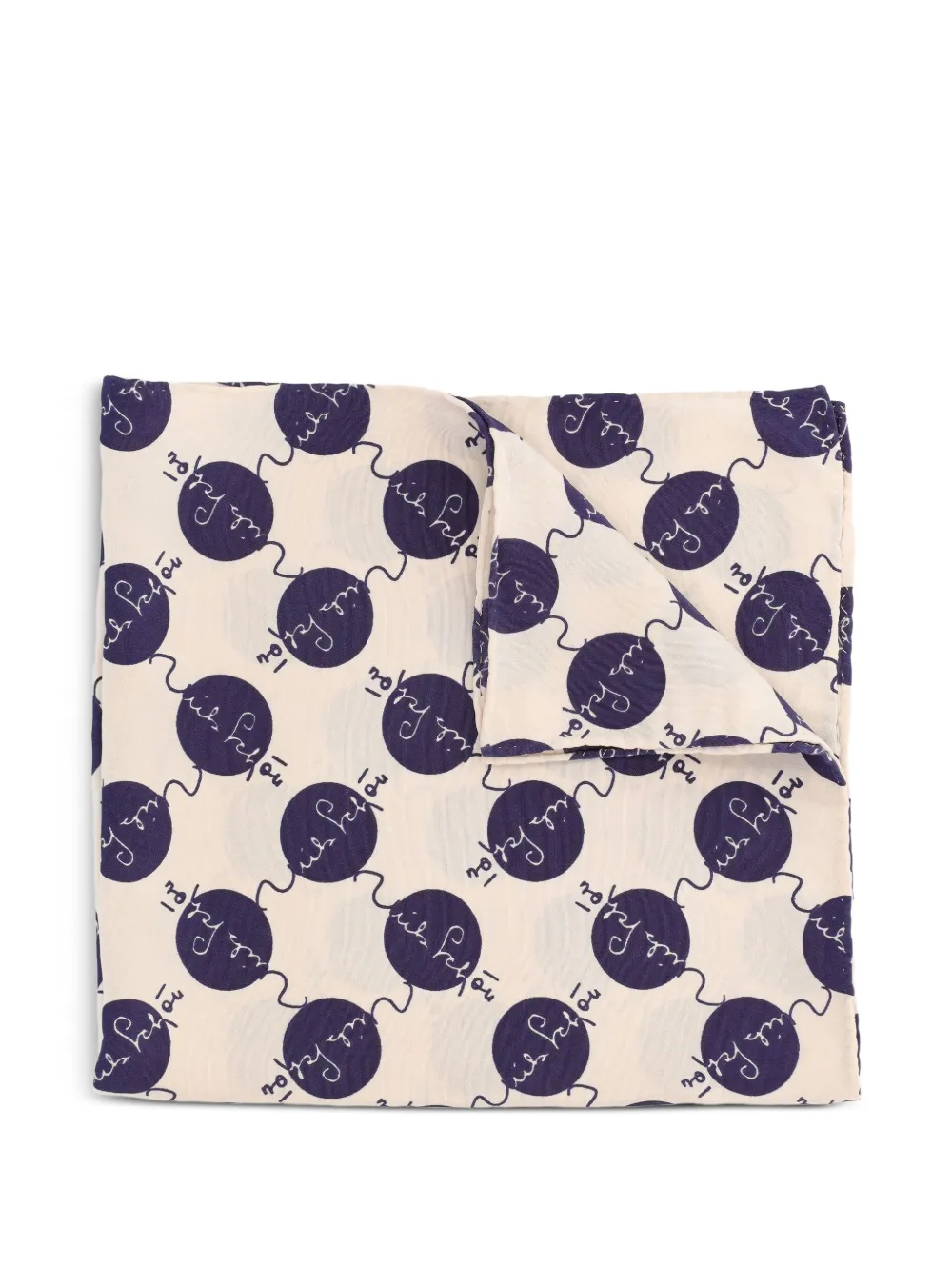 Mila Schon Vintage Pre-owned polka-dot pocket handkerchief | Image 2