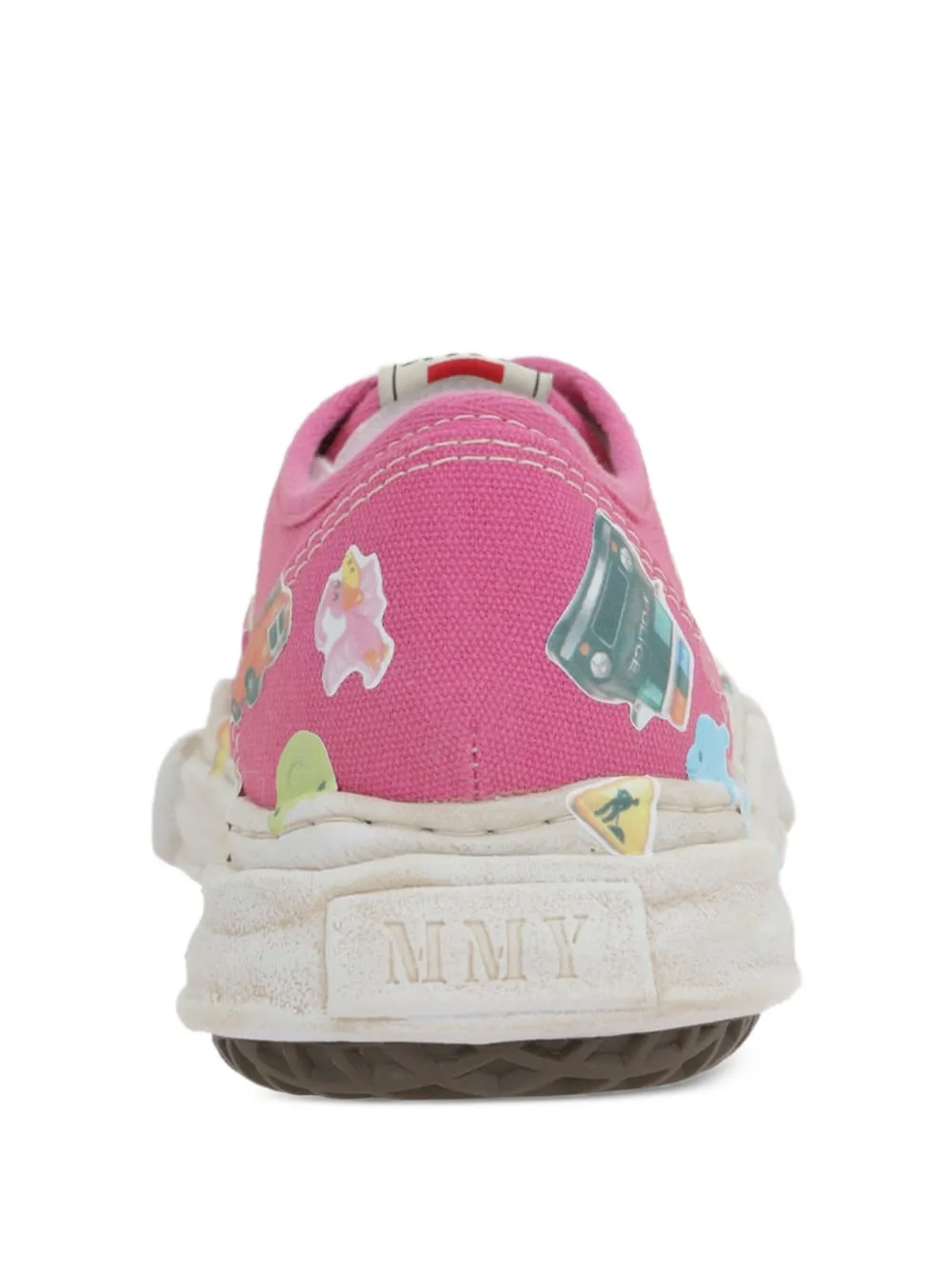 Maison MIHARA YASUHIRO Canvas sneakers met print Roze