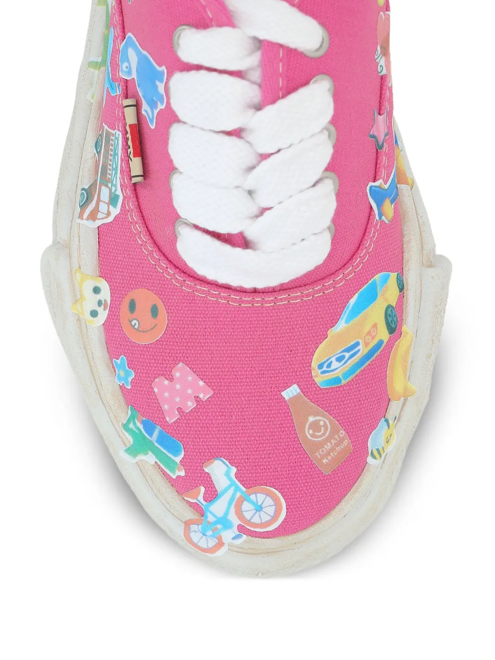 Maison MIHARA YASUHIRO Canvas sneakers met print Roze