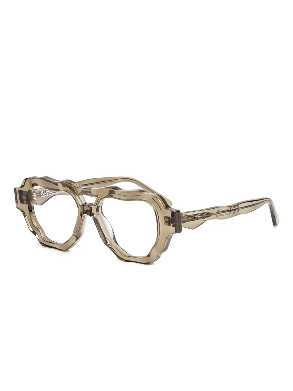 Kuboraum G5 sculpted-frame optical glasses | Men | Image 2