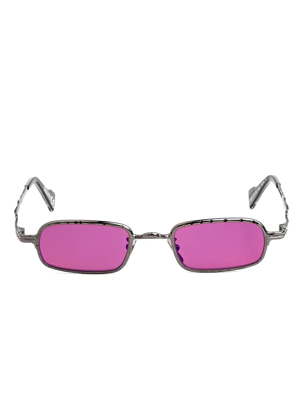 Kuboraum Z18 futuristic rectangular-frame sunglasses | Grey | Image 1