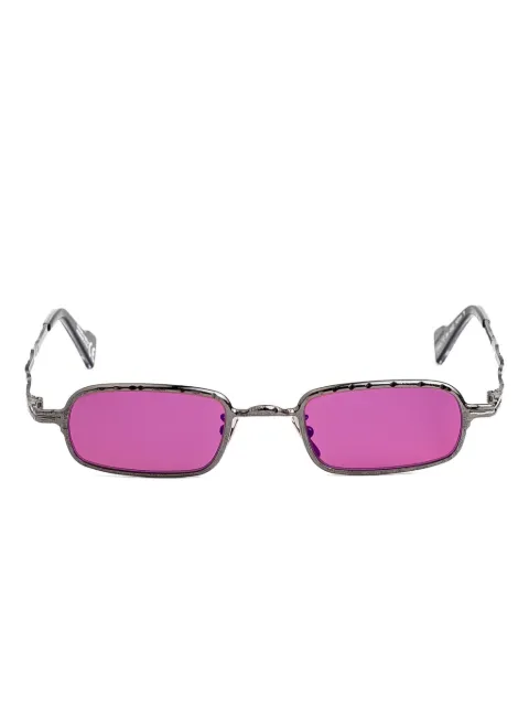 Kuboraum Z18 futuristic rectangular-frame sunglasses