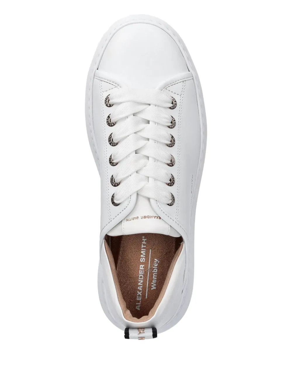 Alexander Smith Sneakers met plateauzool Wit