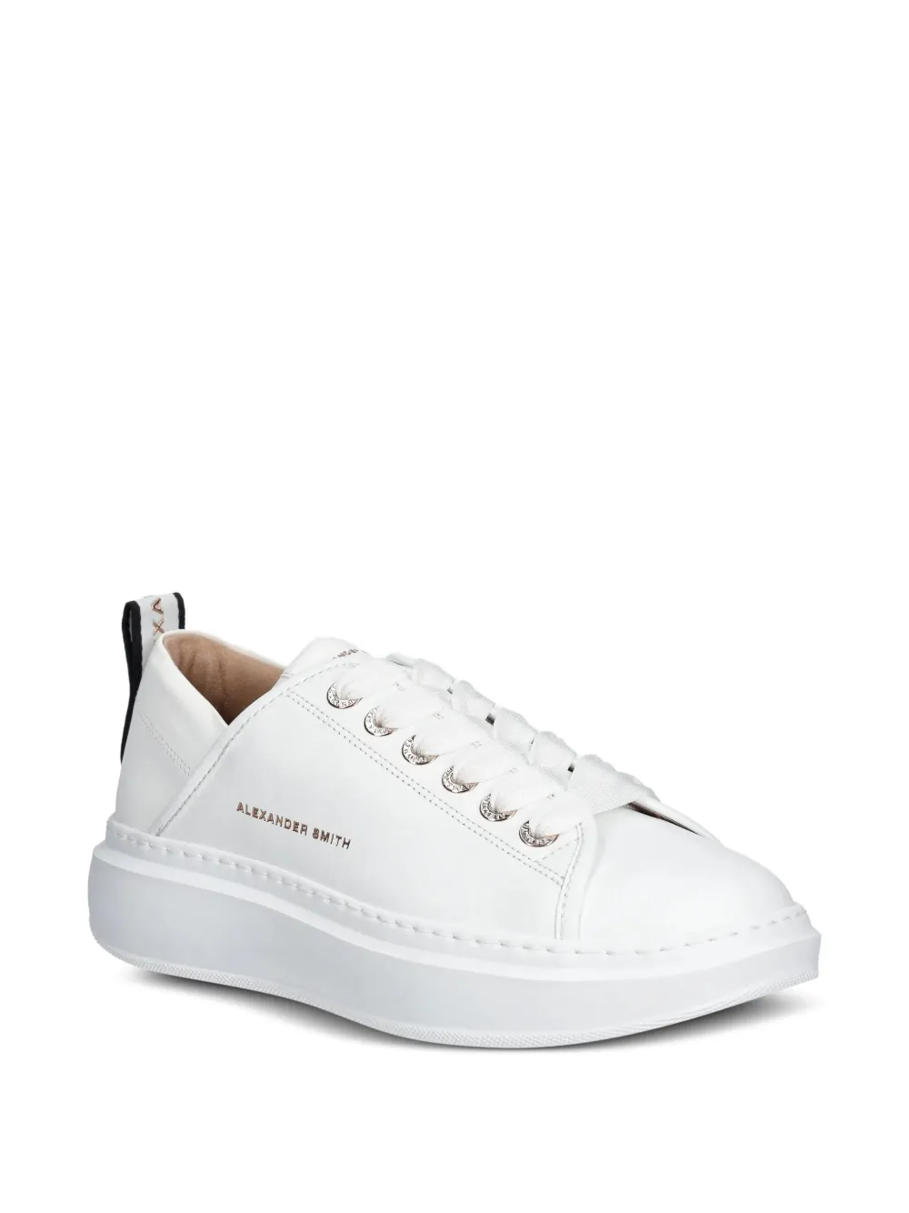 Alexander Smith Sneakers met plateauzool - Wit