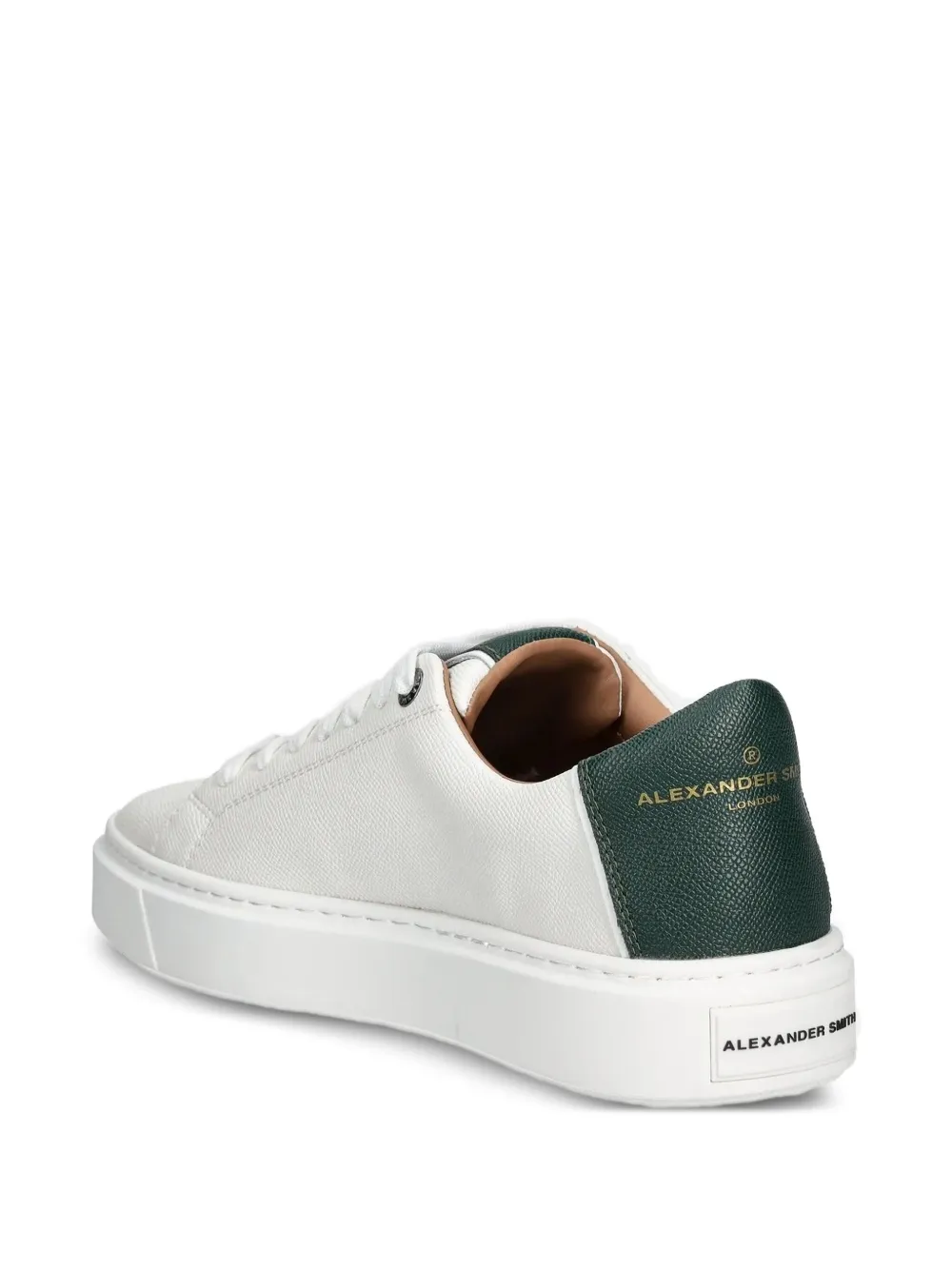 Alexander Smith Sneakers met leren vlakken Wit