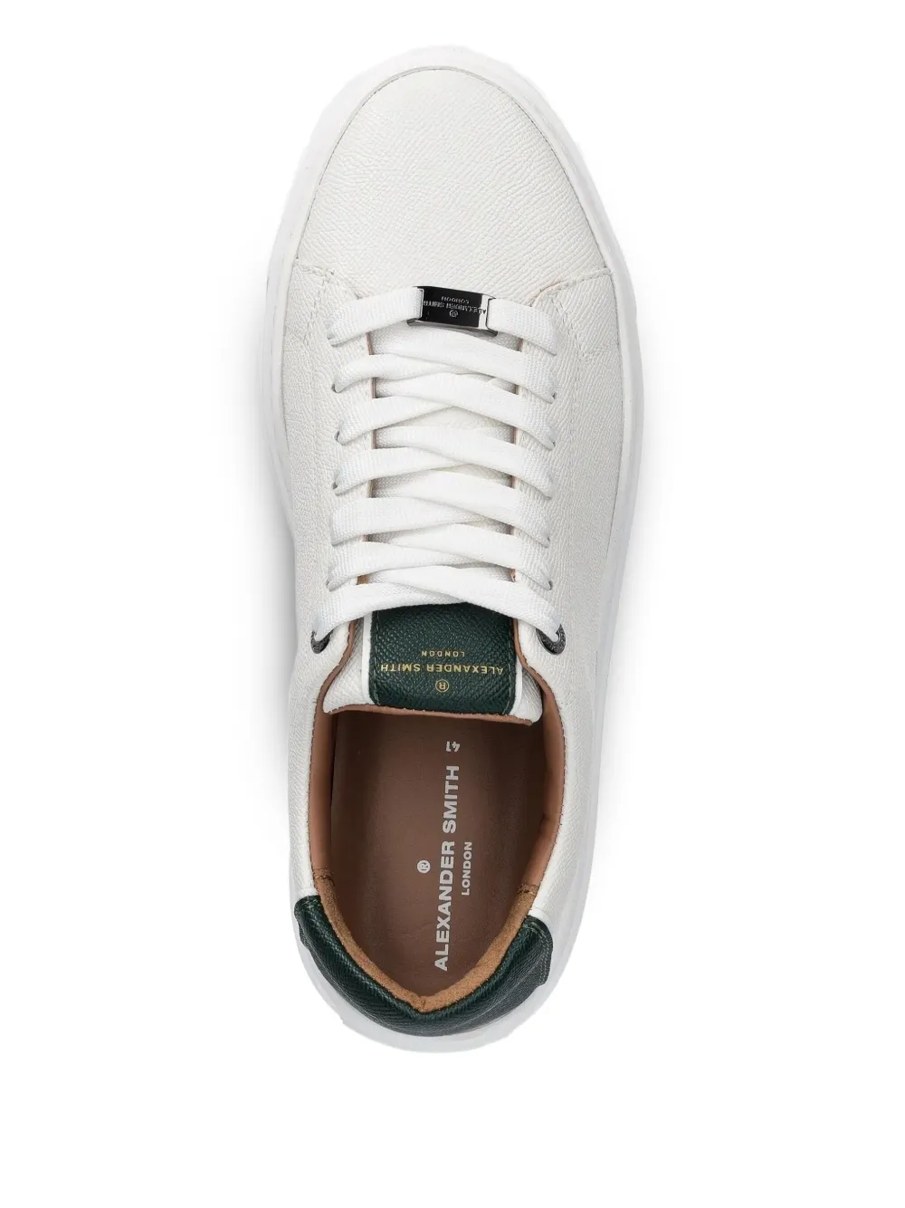 Alexander Smith Sneakers met leren vlakken Wit