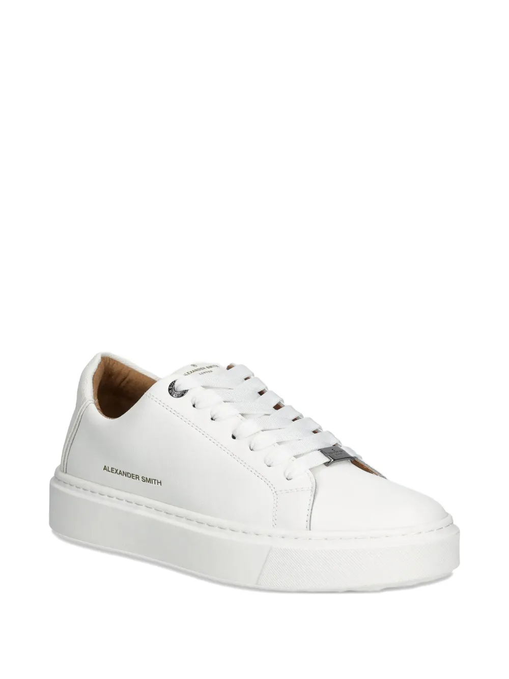Alexander Smith Leren sneakers Wit