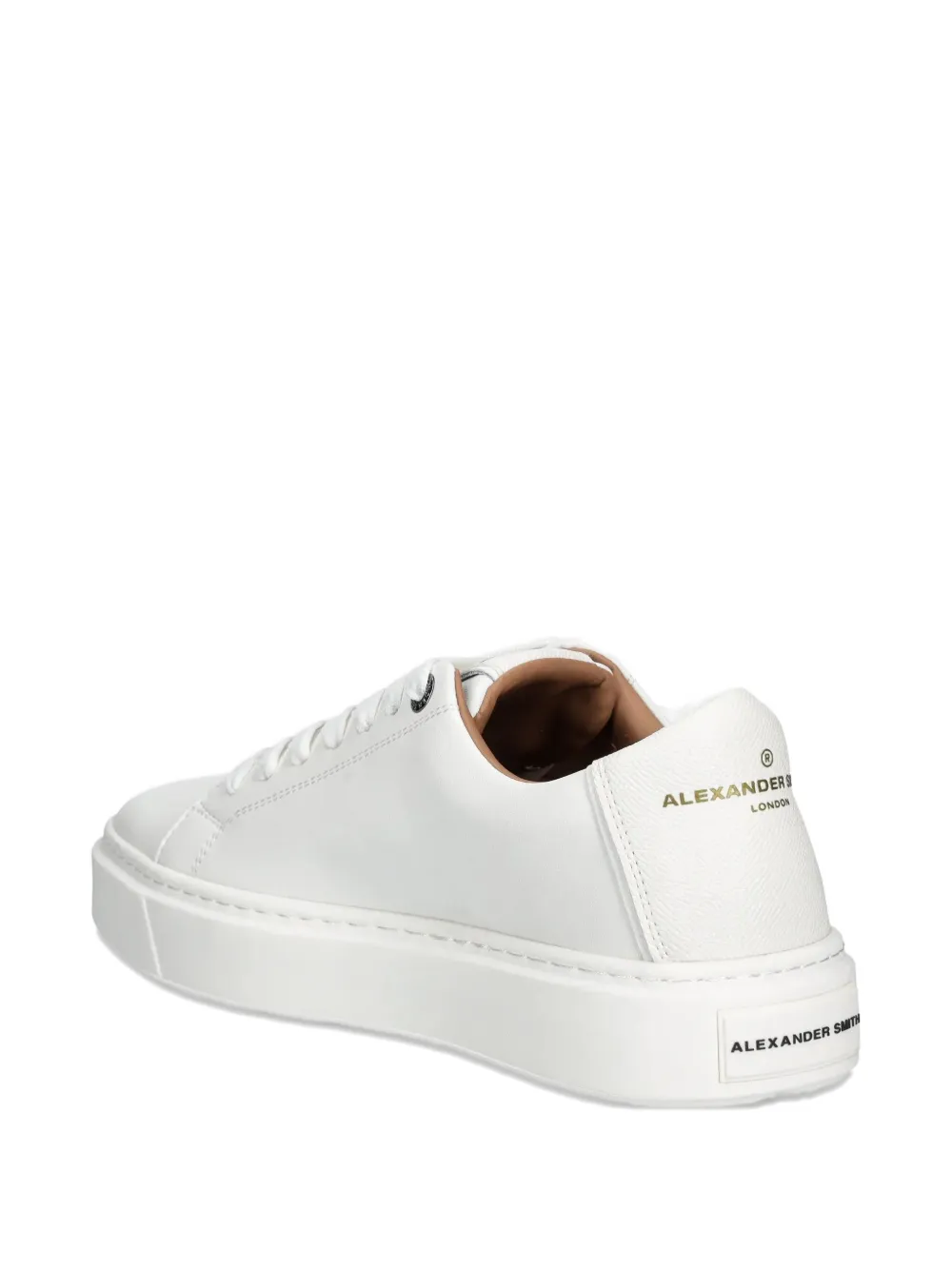 Alexander Smith Leren sneakers Wit