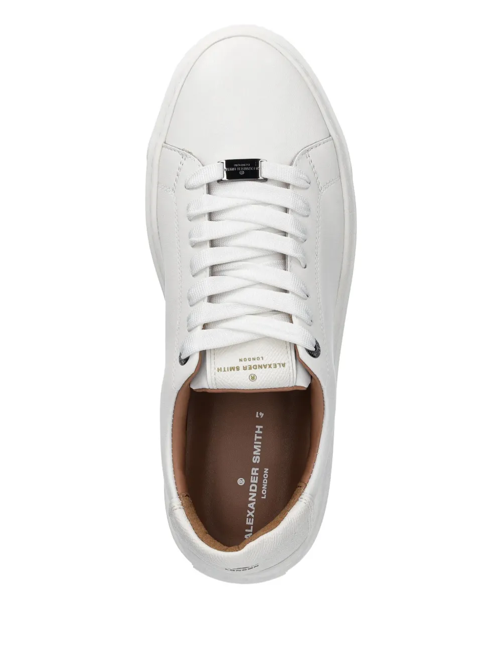 Alexander Smith Leren sneakers Wit