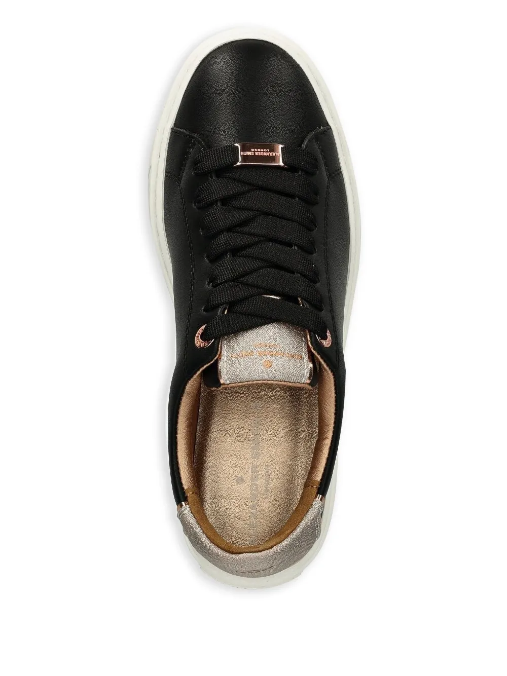 Alexander Smith lace-up leather sneakers - Zwart