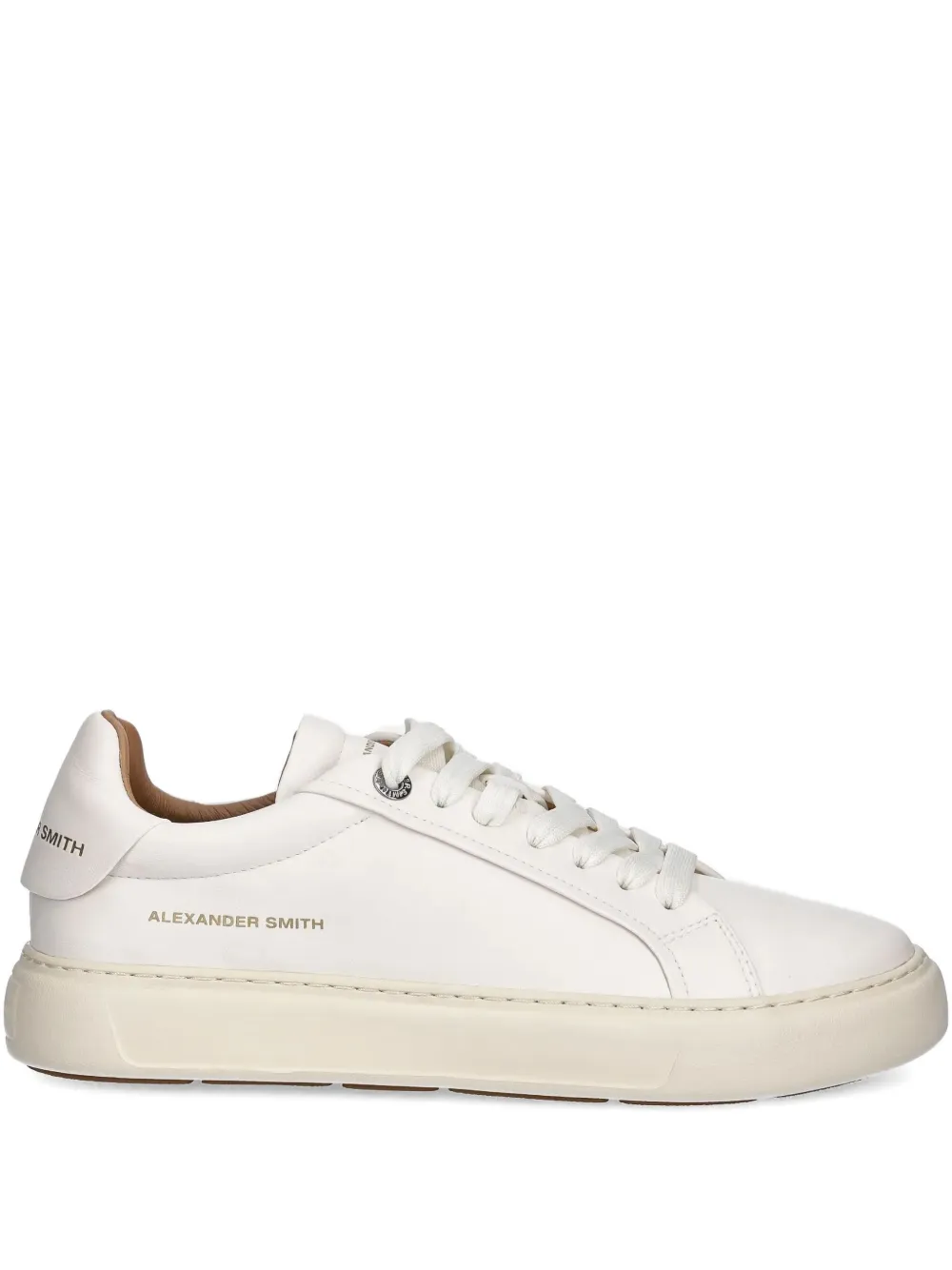 Alexander Smith Leren sneakers Wit