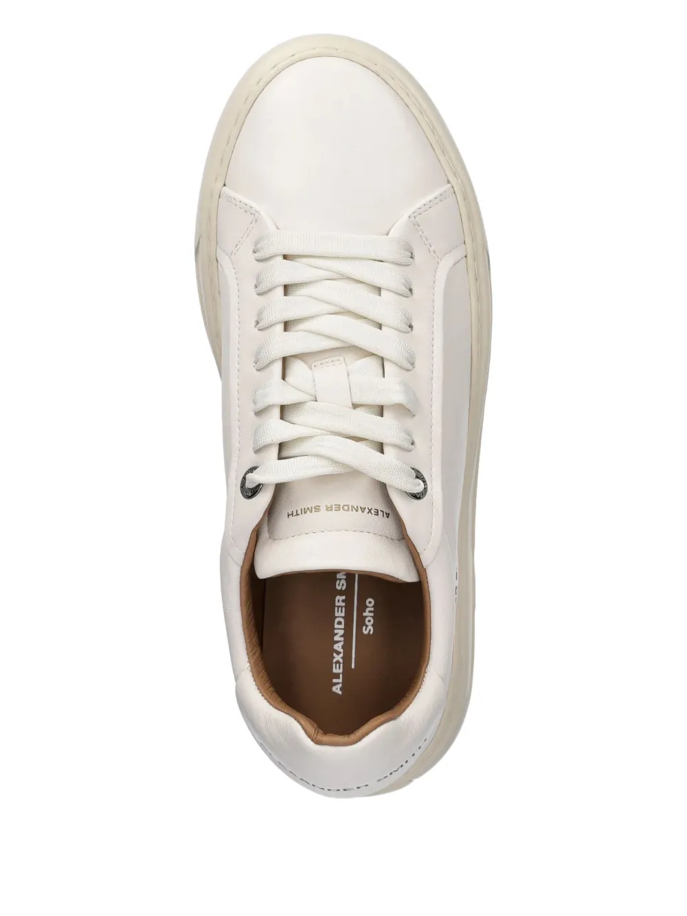 Alexander Smith Leren sneakers Wit