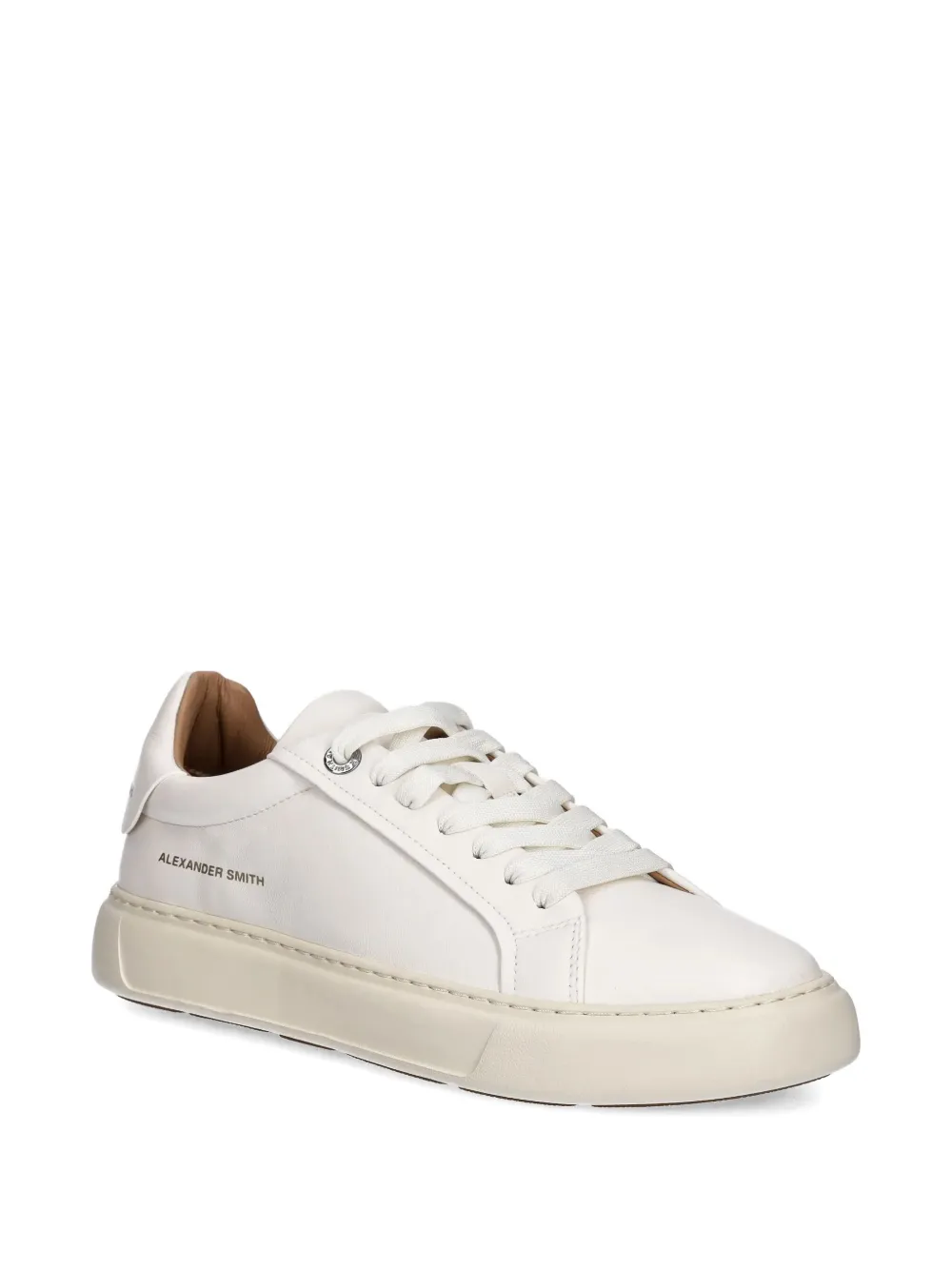 Alexander Smith Leren sneakers Wit