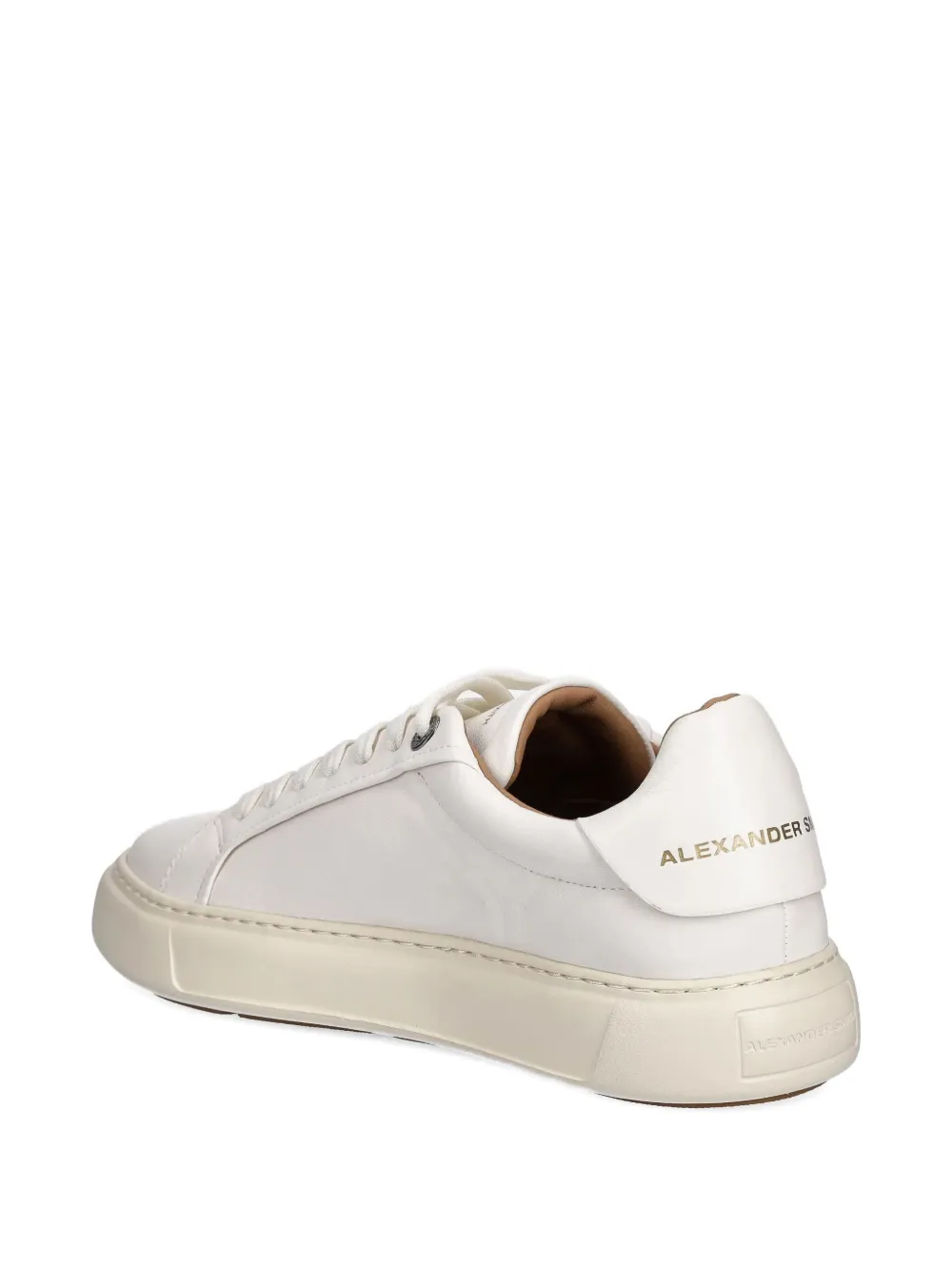 Alexander Smith Leren sneakers Wit
