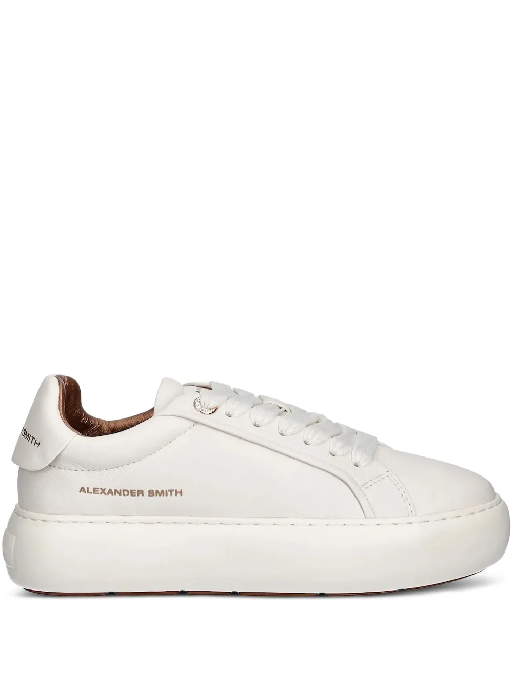 Alexander Smith Sneakers met plateauzool Wit