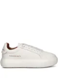 Alexander Smith leather platform sneakers - White