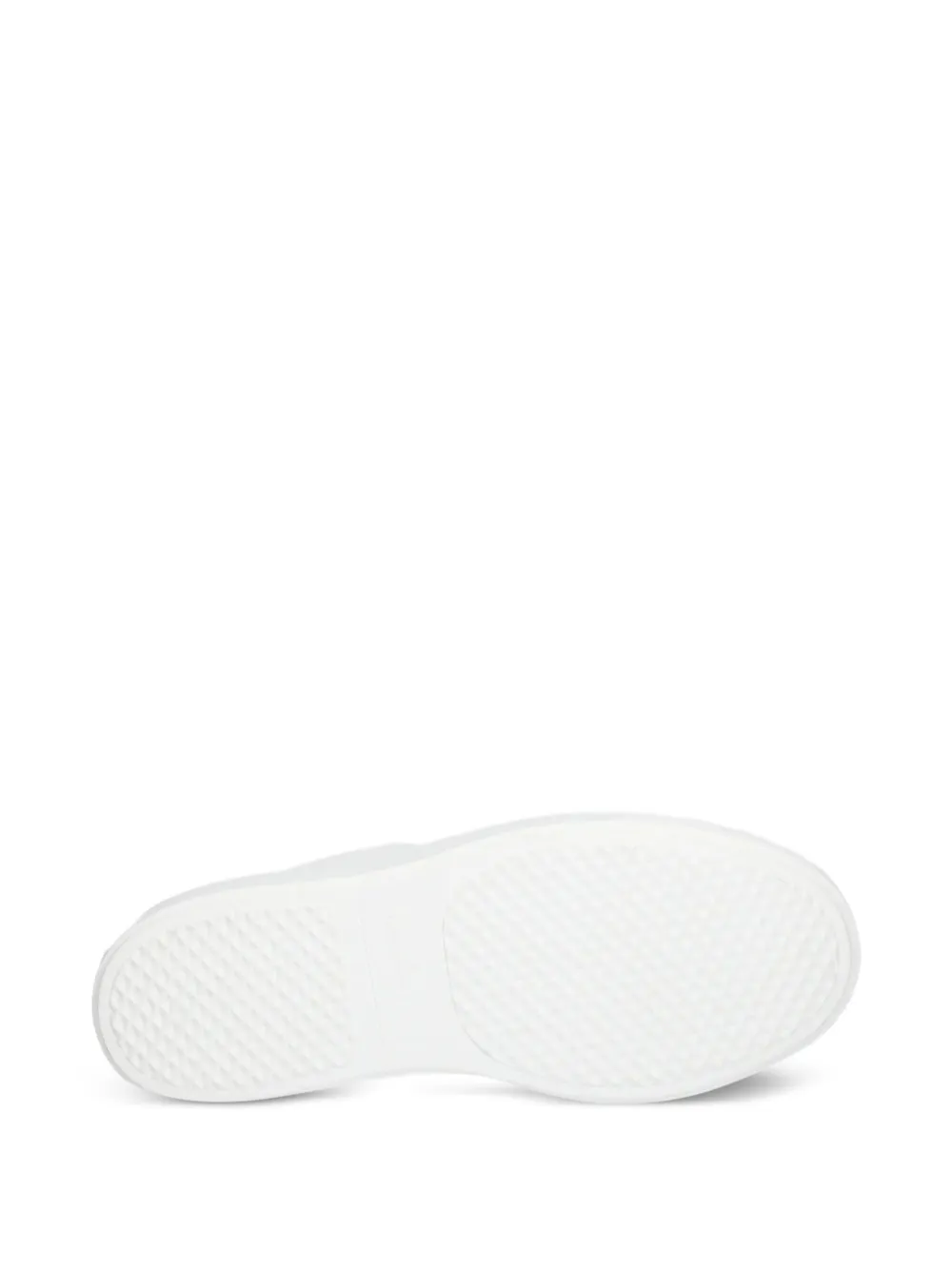 Alexander Smith London leren sneakers met plateauzool Wit