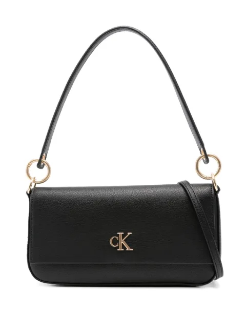 Calvin Klein logo-lettering shoulder bag