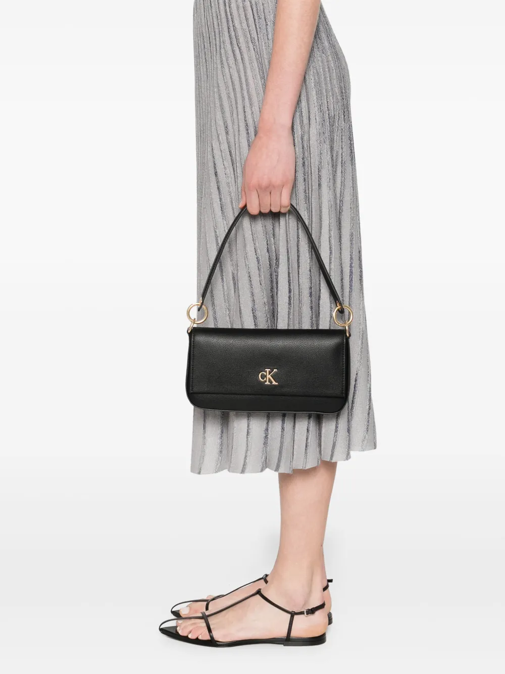 Calvin Klein logo-lettering shoulder bag | Image 2