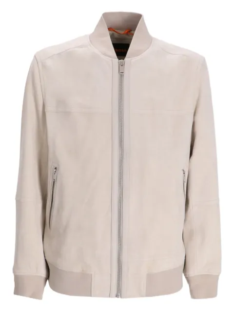BOSS suede bomber jacket