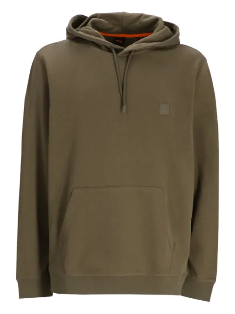 BOSS logo-appliqué hoodie