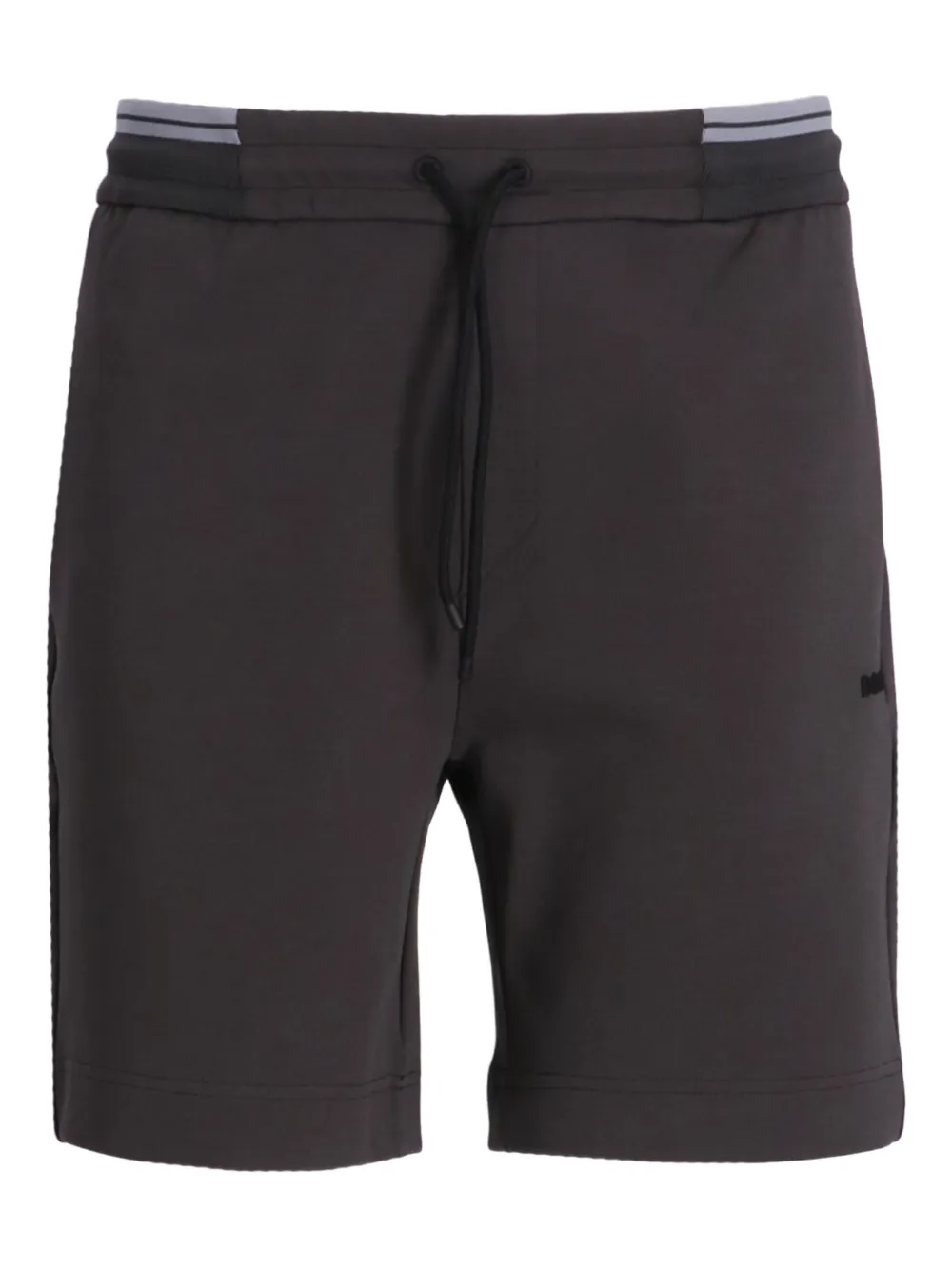 BOSS Shorts met trekkoordtaille Grijs