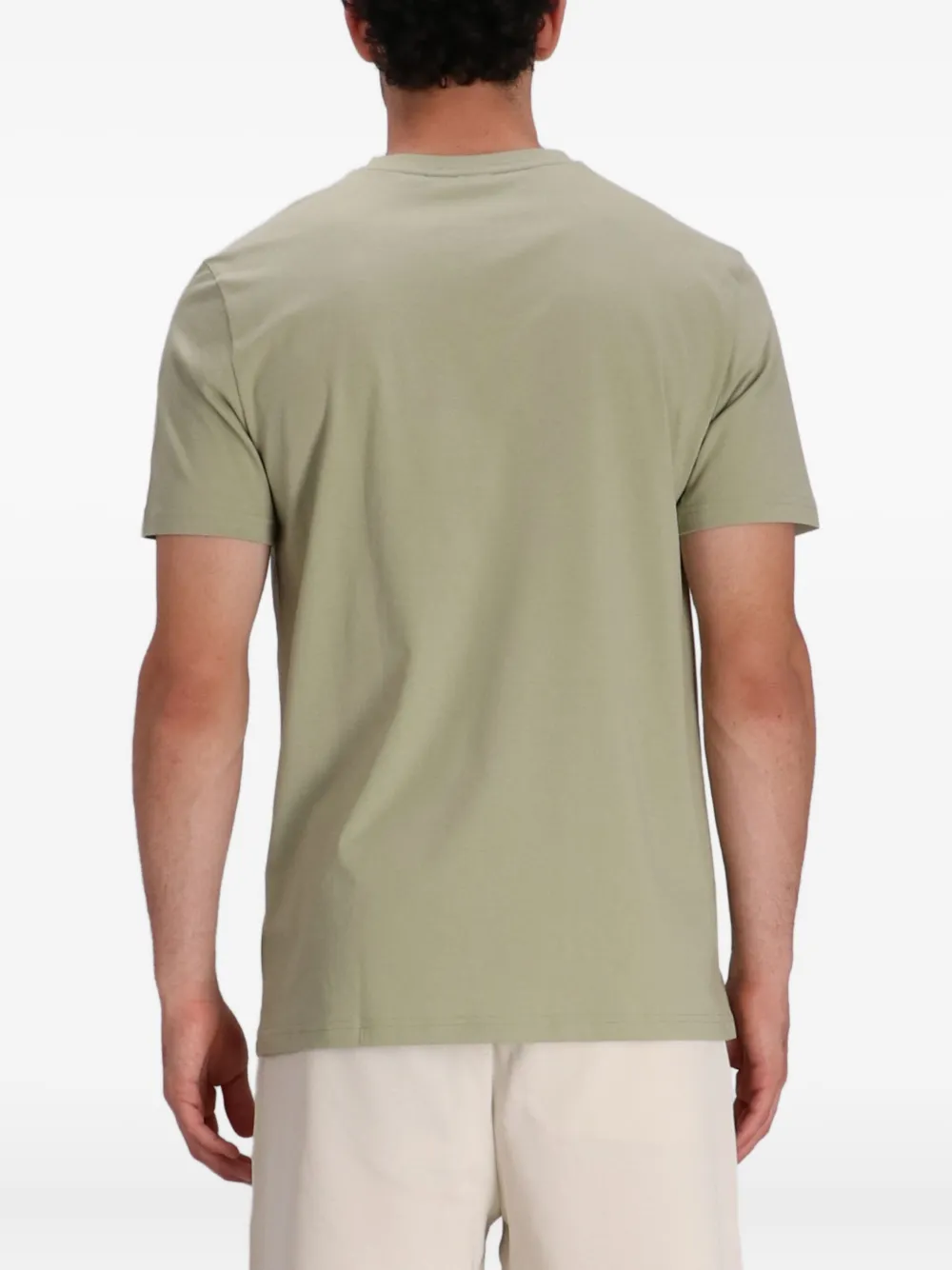 BOSS T-shirt met logoprint Groen