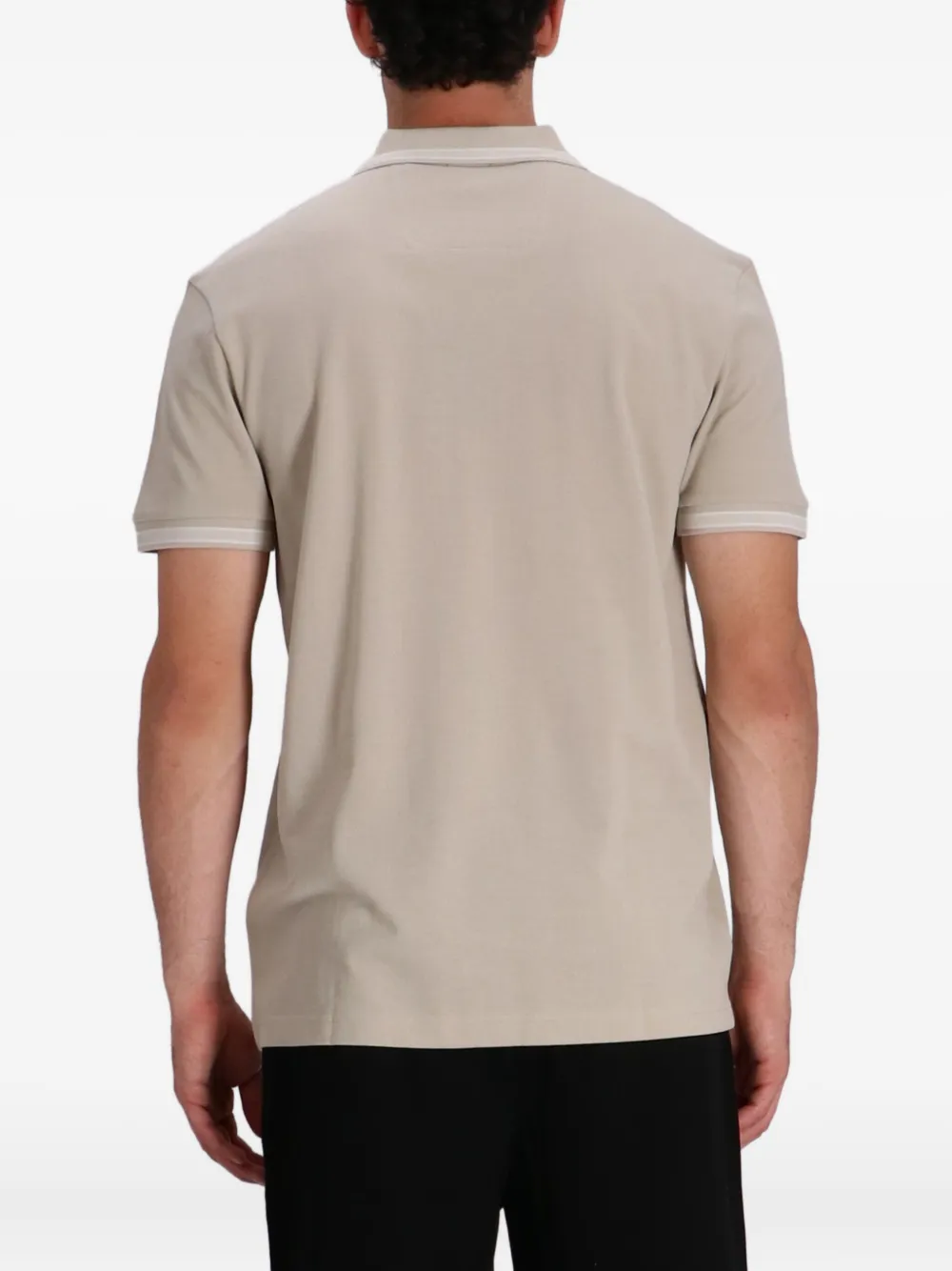 BOSS Piqué poloshirt Beige
