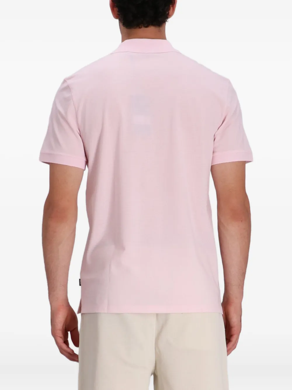 BOSS Piqué poloshirt Roze