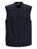 BOSS zip-up gilet - Blue