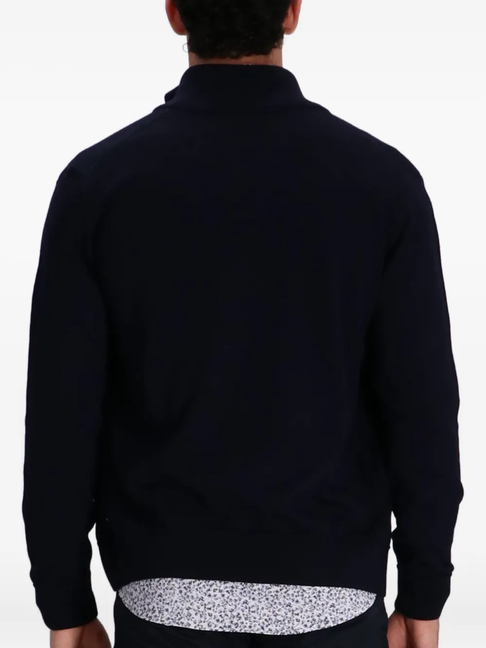 BOSS Vest met rits Blauw