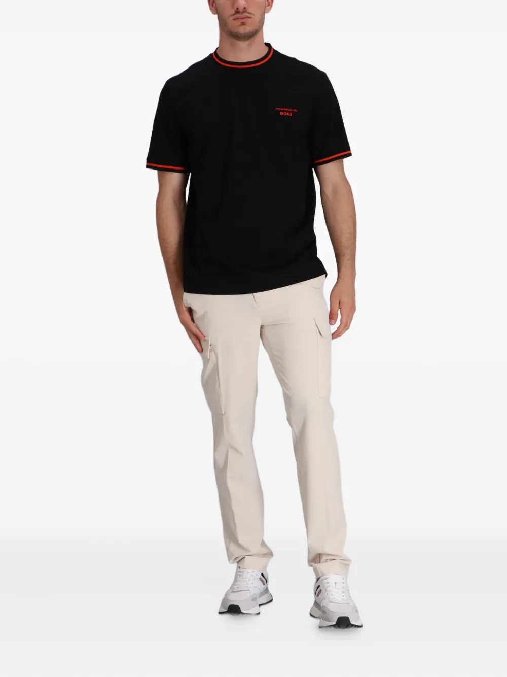 BOSS playera con ribete en contraste en colaboración con Porsche | Playeras | Image 2