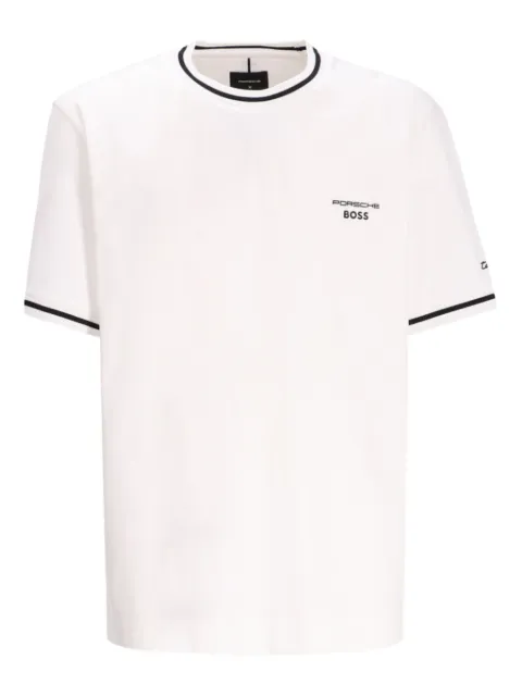 BOSS x Porsche contrast-trim T-shirt