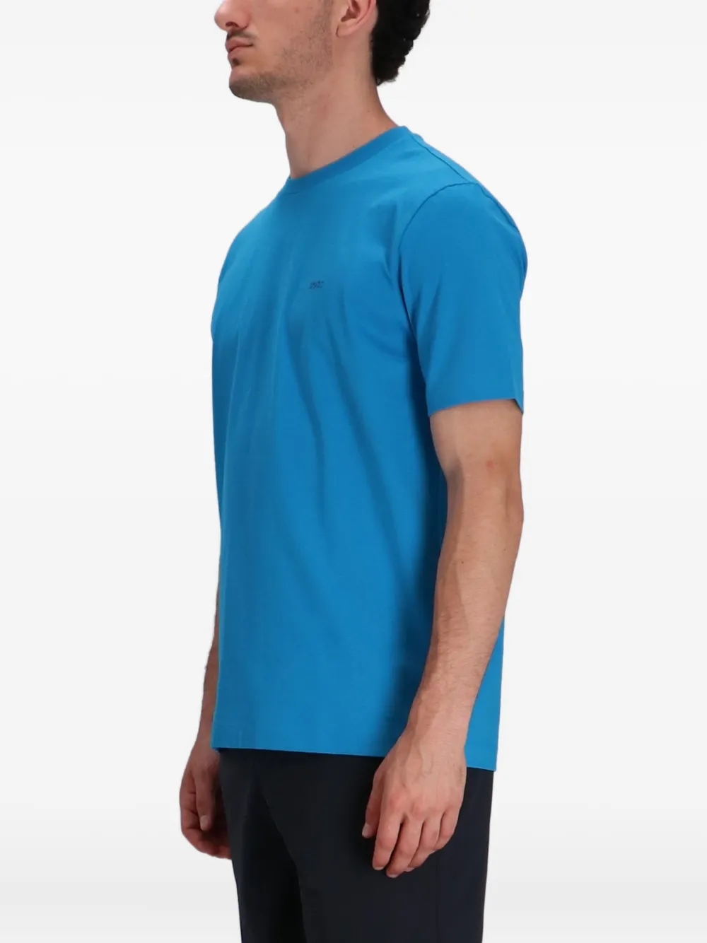 BOSS T-shirt met ronde hals Blauw