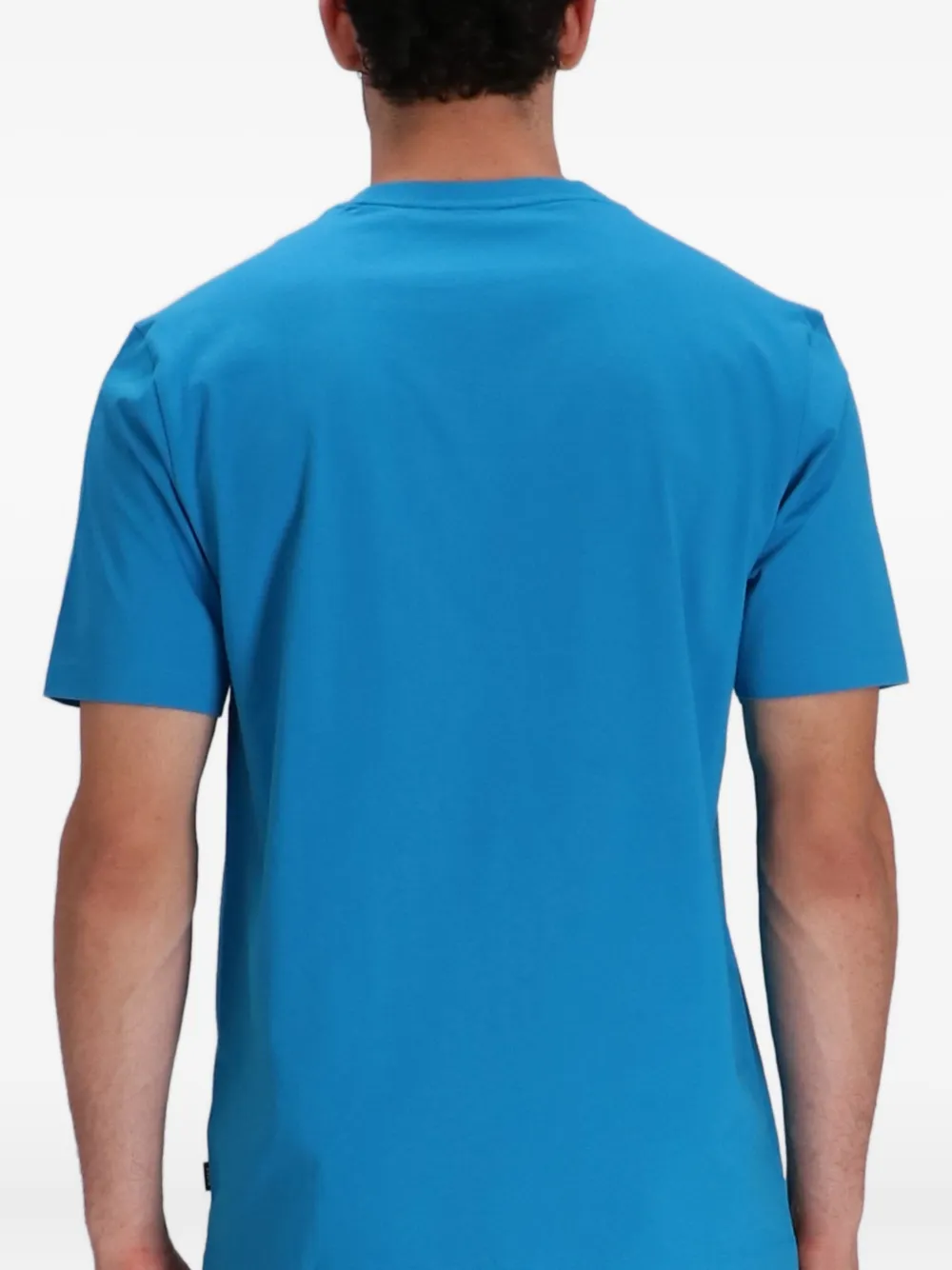 BOSS T-shirt met ronde hals Blauw