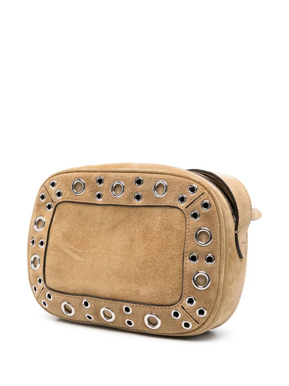 Valentino Garavani Nellcote suede shoulder bag Beige