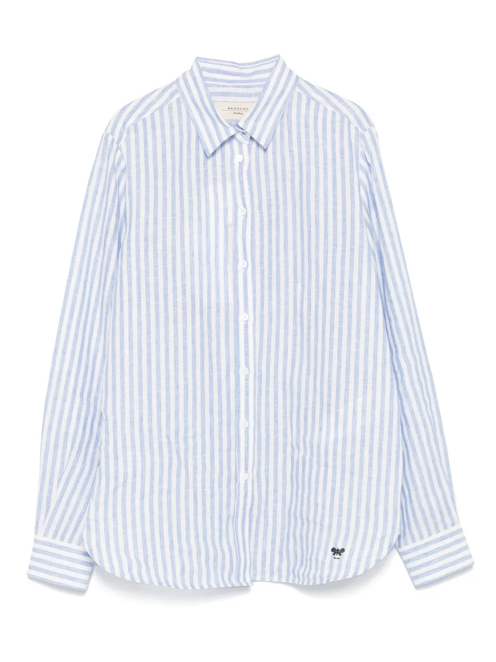 Weekend Max Mara Gestreept linnen blouse Blauw