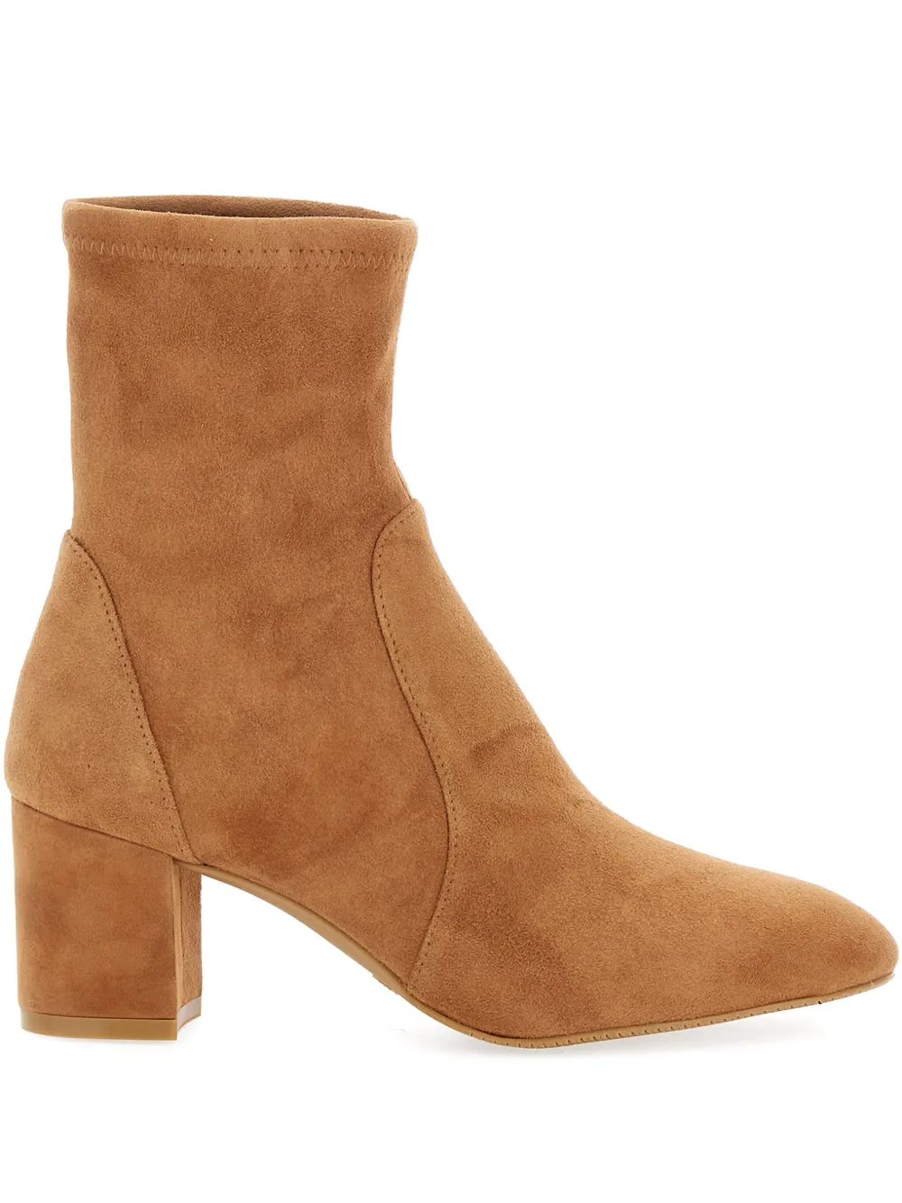 Stuart Weitzman 60mm Yuliana suede ankle boots Neutrals