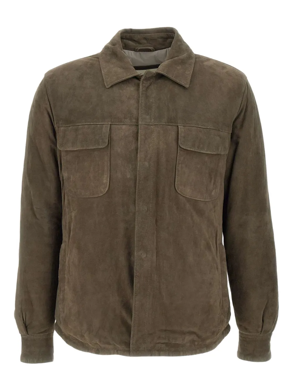 VOLFAGLI suede shirt jacket | Brown | Image 1