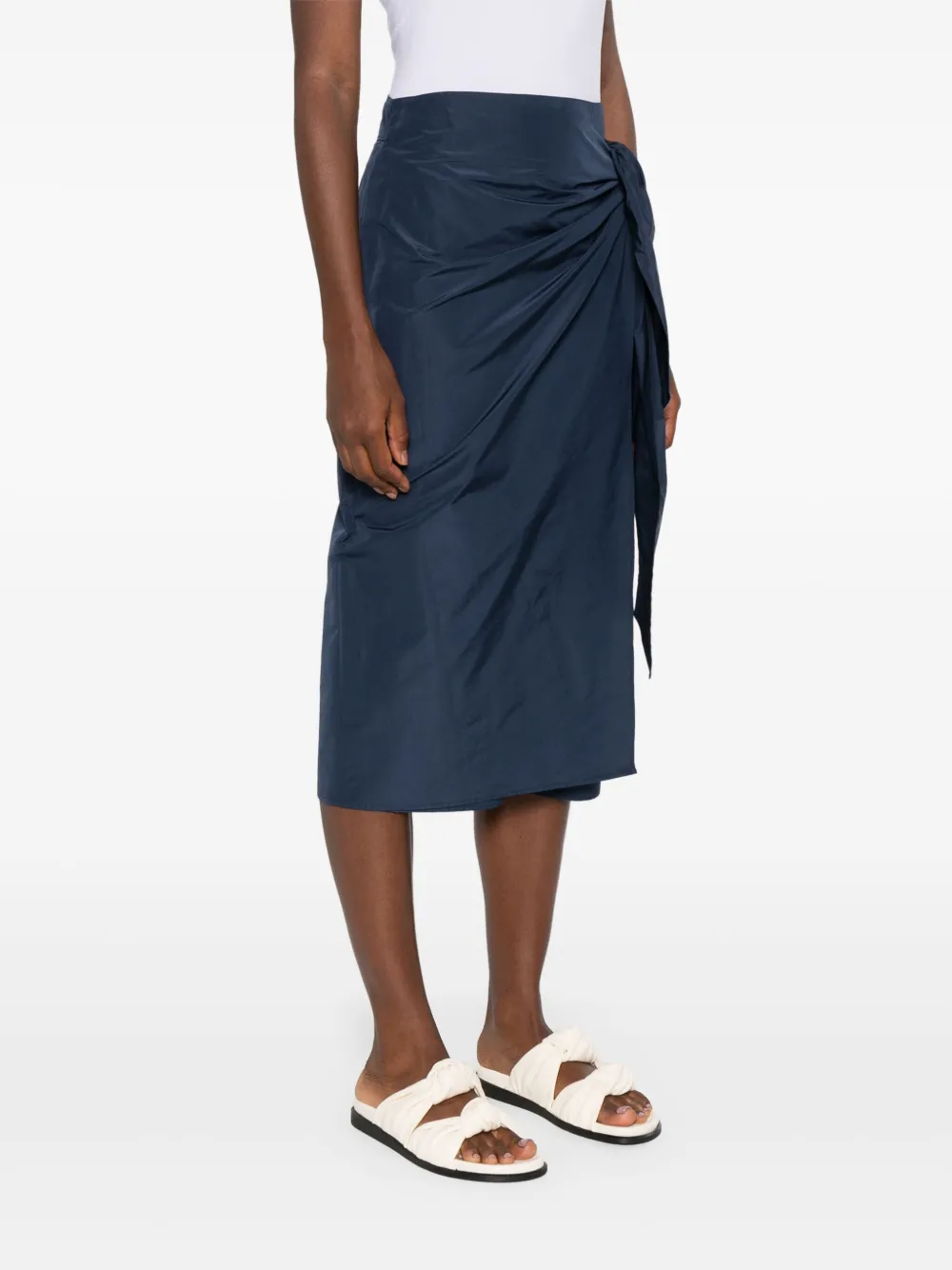 Weekend Max Mara Rok met gewikkelde strik Blauw