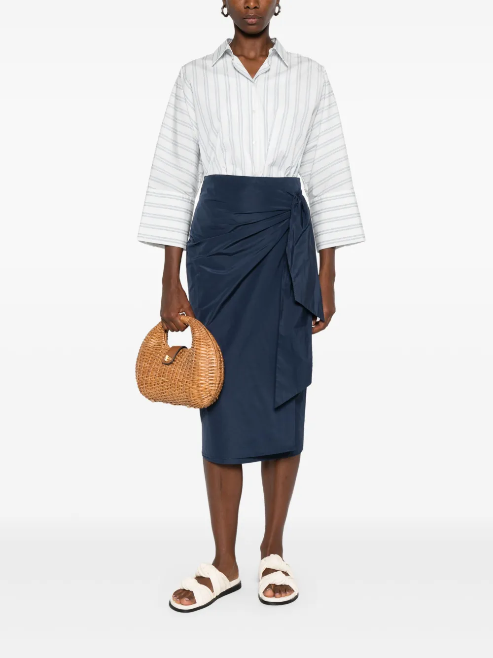 Weekend Max Mara Rock mit Schnürung | Asymmetrische Röcke & Wickelröcke | Image 2