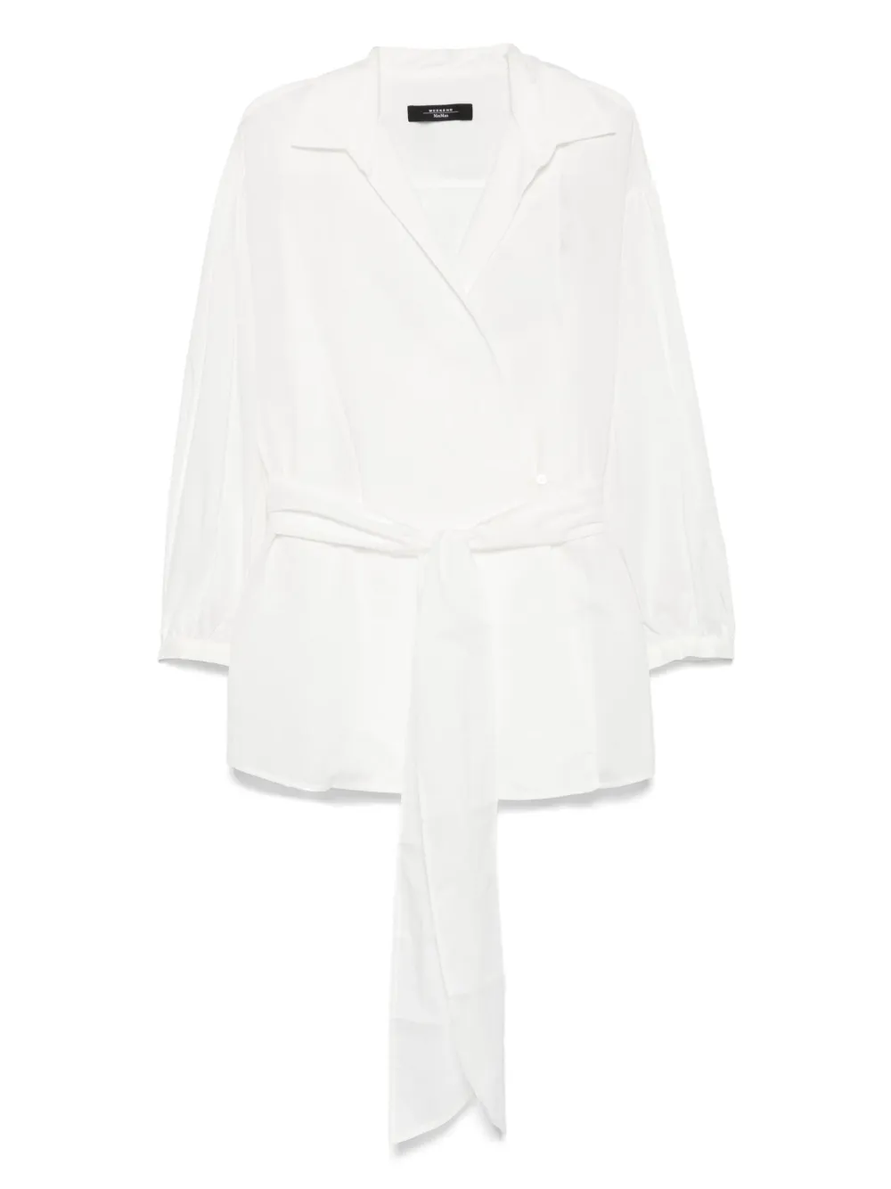 Weekend Max Mara blouse met katoenen blouse Wit