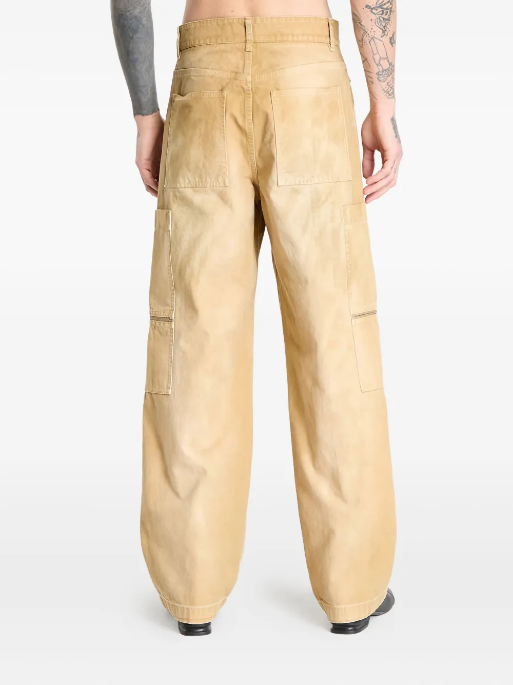 1017 ALYX 9SM zip-pocket skater jeans Beige